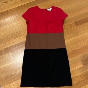 Like New Excellent Condition Ann Taylor Loft Color Block Short Sleeve Petites 2P